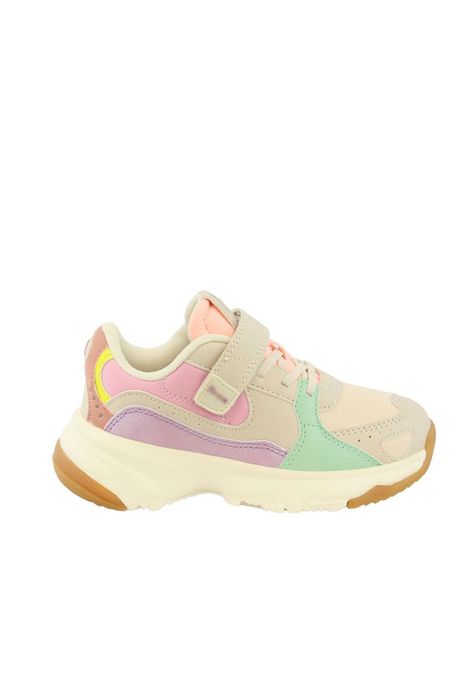Zapatilla sport velcro elástico junior niña 892-0