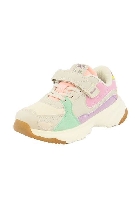 Zapatilla sport velcro elástico junior niña 892-1