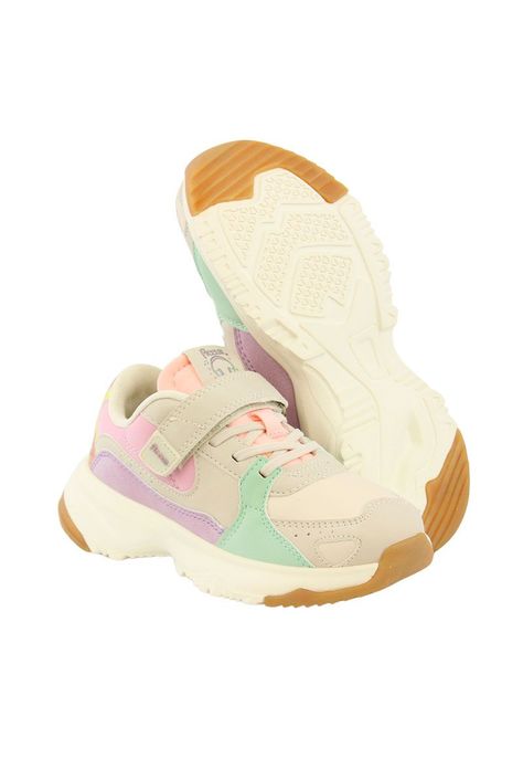Zapatilla sport velcro elástico junior niña 892-3
