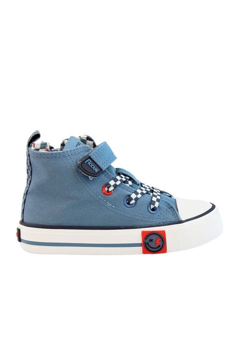 Zapatilla urbana caña velcro elástico kids niño 885-0