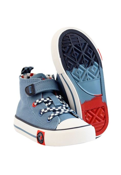 Zapatilla urbana caña velcro elástico kids niño 885-3