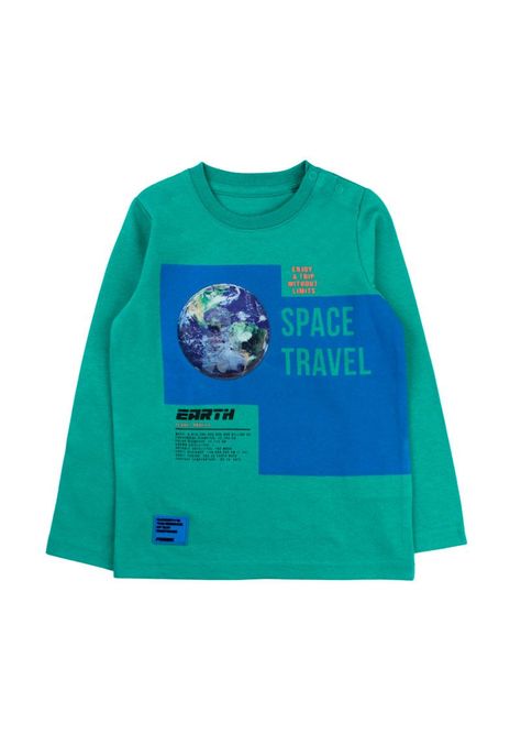 Polera kids niño holograma cosmic 235-0