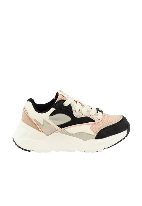 Zapatilla sport velcro elástico junior niña 897-0