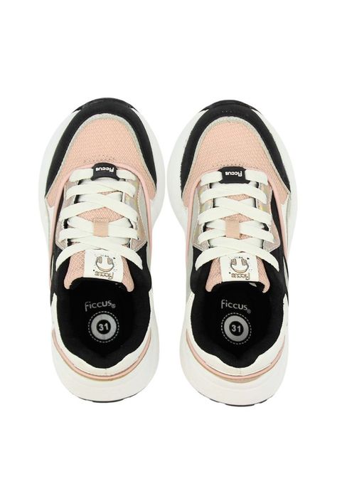 Zapatilla sport velcro elástico junior niña 897-2