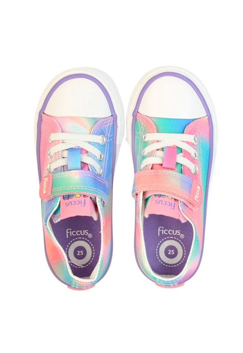 Zapatilla urbana velcro elástico kids niña 864-2