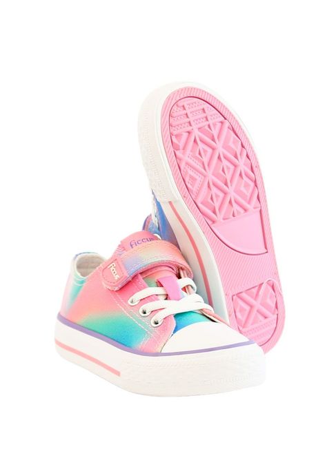 Zapatilla urbana velcro elástico kids niña 864-3