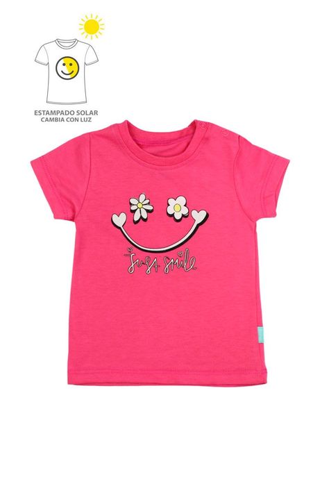 Polera bb niña estampado solar 790-0