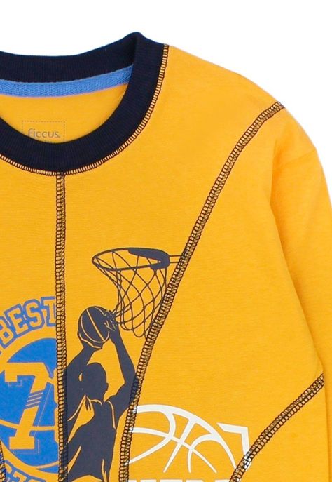 Polera kids niño costuras academy 223b-2