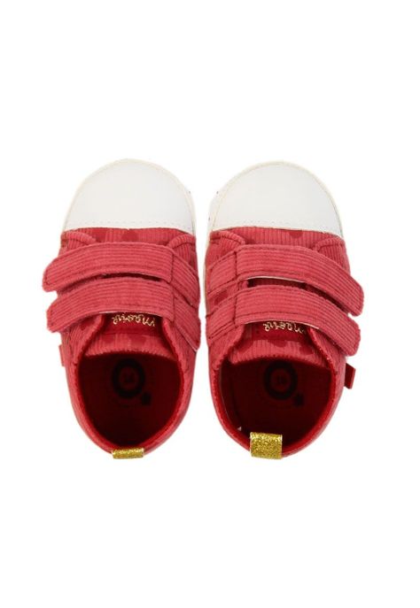 Zapatilla urbana 2 velcros bebé soft niña 801 W24d-2