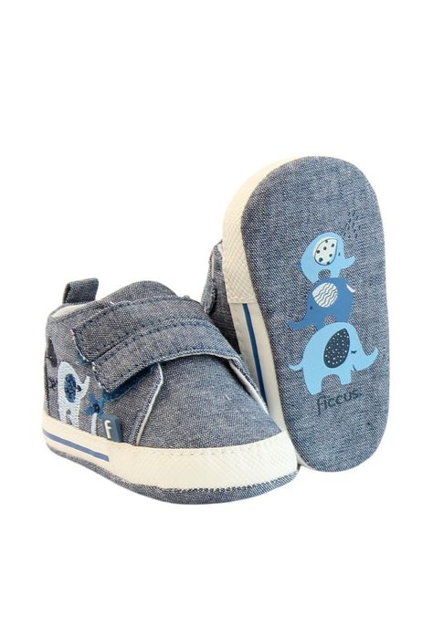 Zapatilla urbana 2 velcros newborn niño 816-2