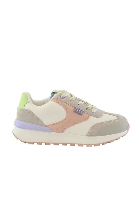 Zapatilla sport velcro elástico junior niña 918-0