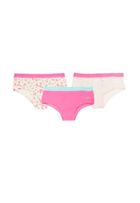 Pack triple pantaleta teens niña 662b-0