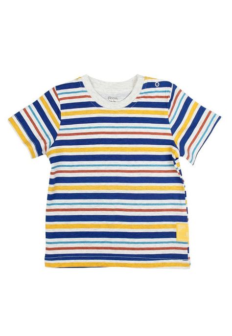 Polera bb niño listada earth 141-0