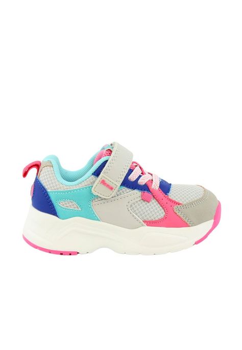 Zapatilla sport velcro elástico kids niña 846-0