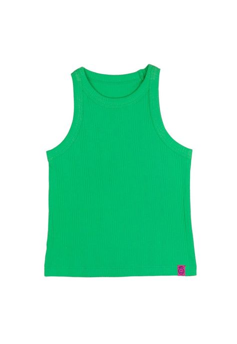 Polera jr niña s/ mangas go 393-0
