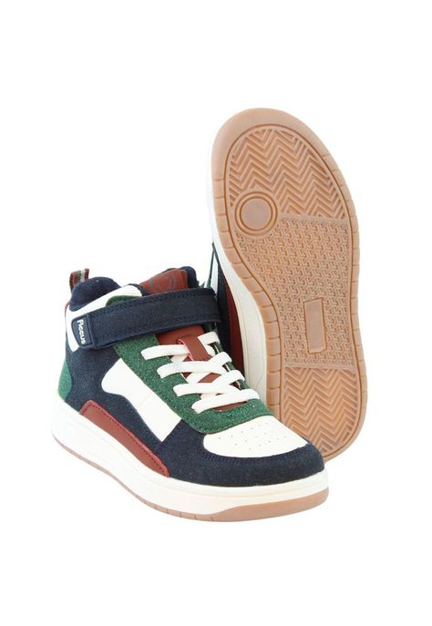 Zapatilla urbana caña velcro elástico junior niño 908-3
