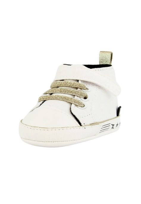 Zapatilla caña cordón new born niña 803-1