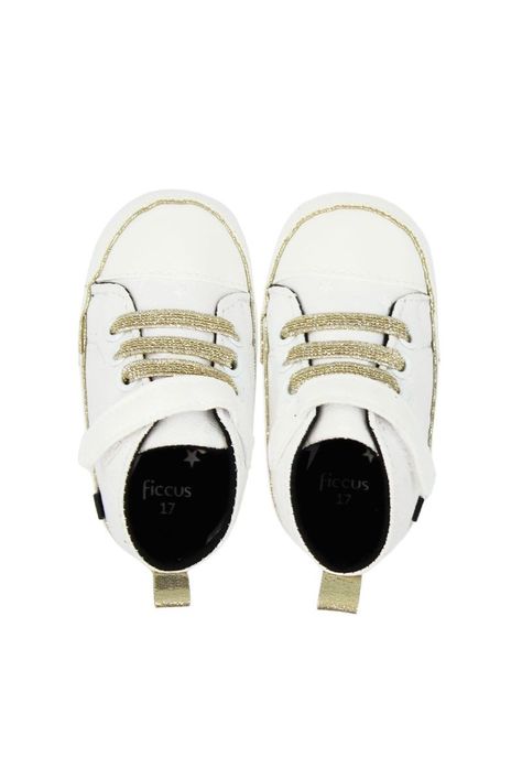 Zapatilla caña cordón new born niña 803-2