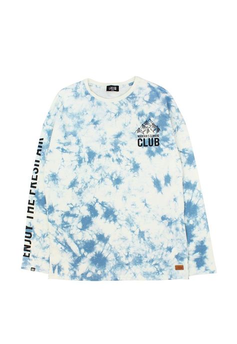 Polera teens niño doble manga foresta 505-0