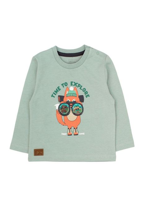 Polera bebé niño holograma foresta 139b-0