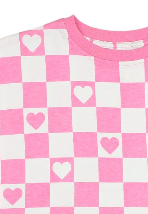 Polera jr niña cuadriculada go 395-2