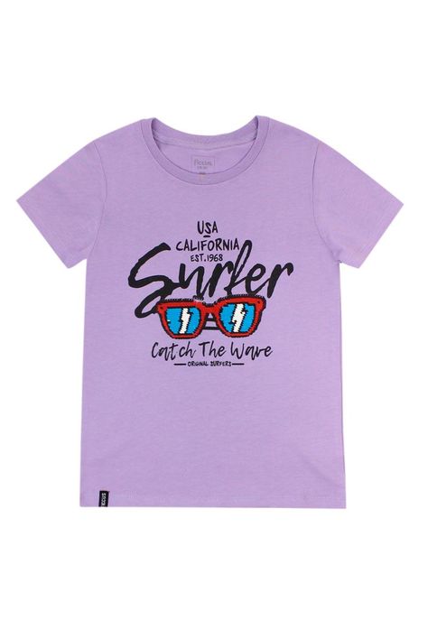 Polera kids niño lentejuela day to day 731-0