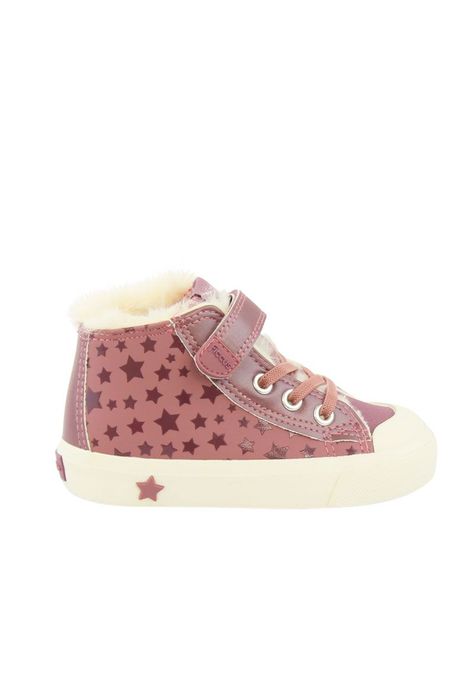 Zapatilla urbana caña velcro elástico kids niña 839-0