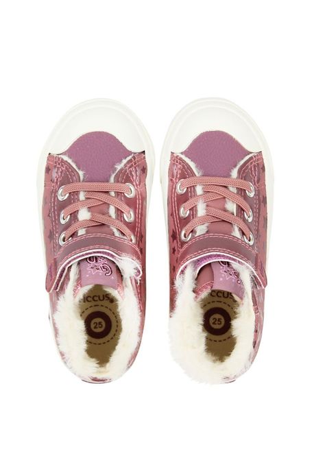 Zapatilla urbana caña velcro elástico kids niña 839-2