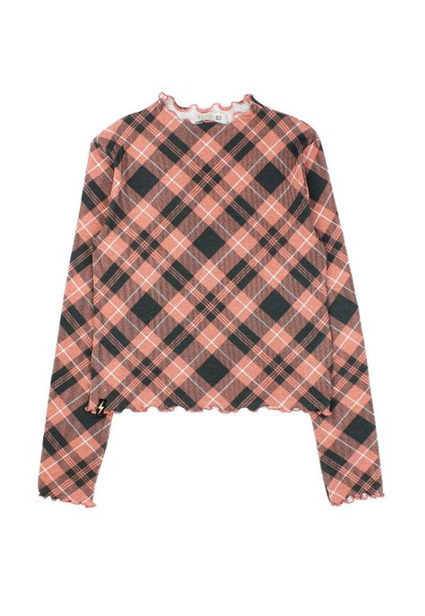 Polera junior niña escocesa liberty 359-0