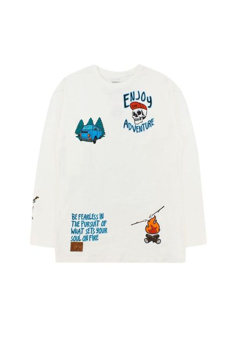 Polera junior niño slub foresta 330b-0