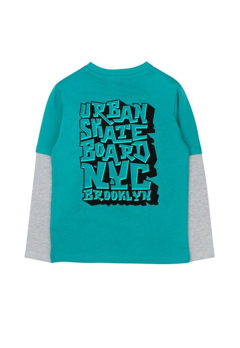 Polera kids niño doble manga move 234b-1