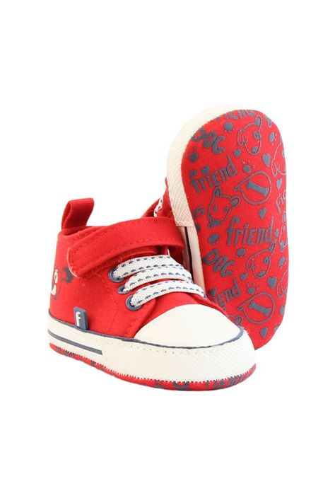Zapatilla urbana velcro elástico newborn niño 821-2