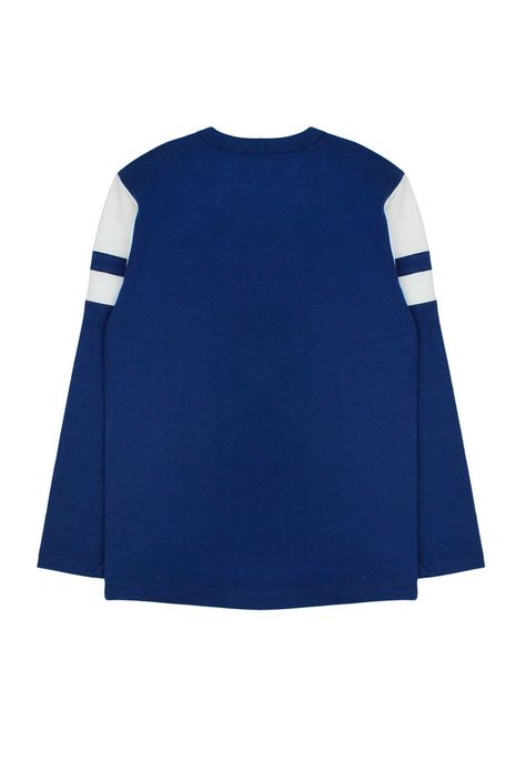 Polera junior niño franjas academy 328-1