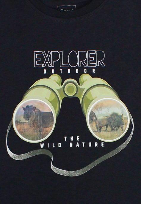 Polera kids niño holograma earth 228-2