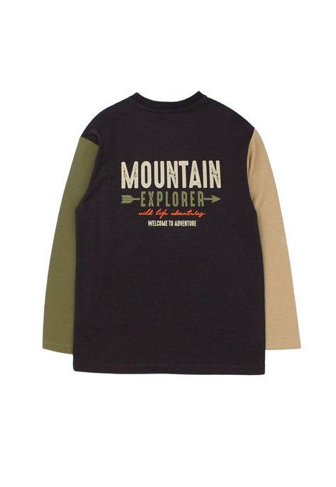 Polera kids niño bicolor foresta 232-1