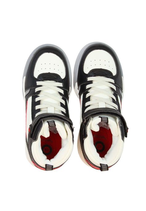 Zapatilla urbana caña velcro elástico junior niño 907-2