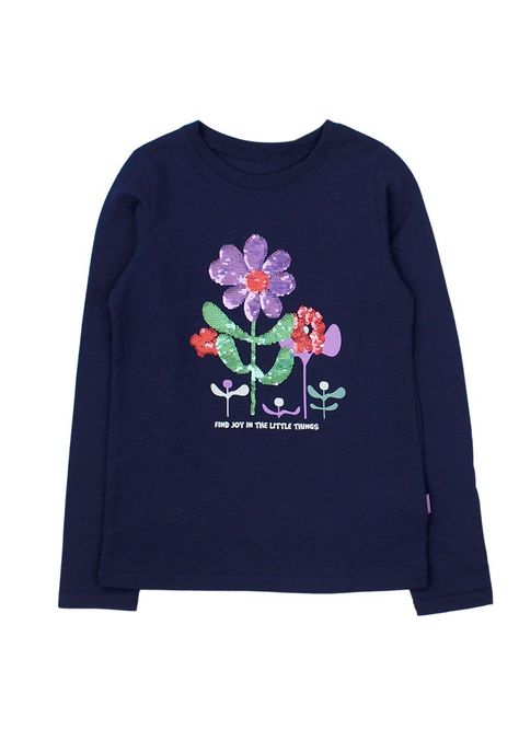 Polera kids niña lentejuelas day to day 738z-0