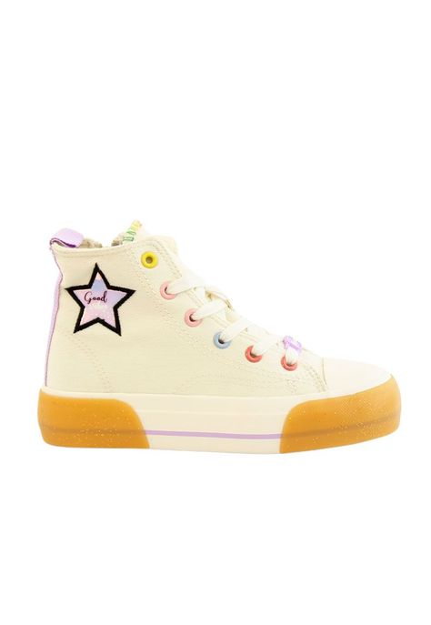 Zapatilla urbana caña cordón junior niña 906-0