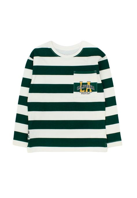 Polera kids niño listada academy 227-0