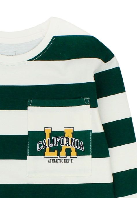 Polera kids niño listada academy 227-2