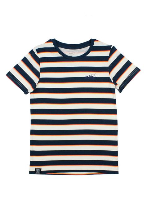 Polera jr niño listada oasis 351-0