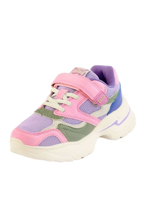 Zapatilla sport velcro elástico w24 niña 907-1