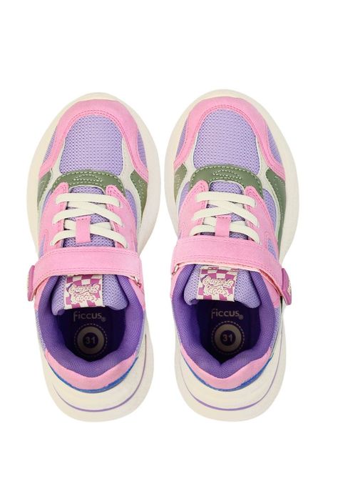 Zapatilla sport velcro elástico w24 niña 907-2