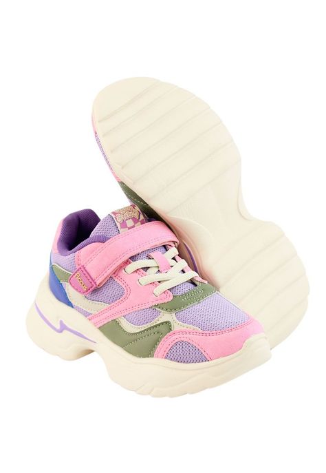 Zapatilla sport velcro elástico w24 niña 907-3