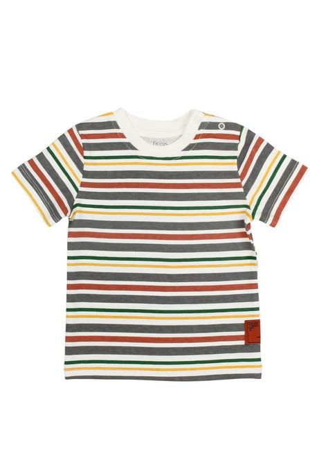 Polera bb niño listada earth 141-0