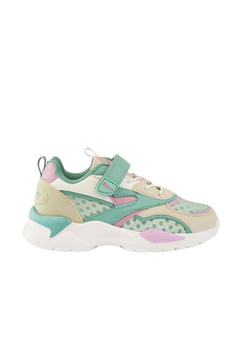 Zapatilla sport velcro elástico junior niña 915-0