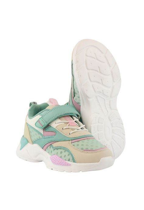 Zapatilla sport velcro elástico junior niña 915-3
