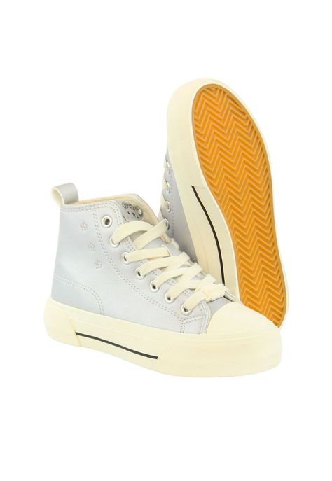 Zapatilla urbana caña velcro elástico junior niña 888-3