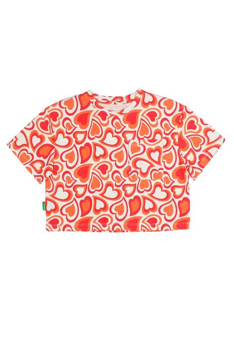 Polera jr niña estampada oasis 390-0