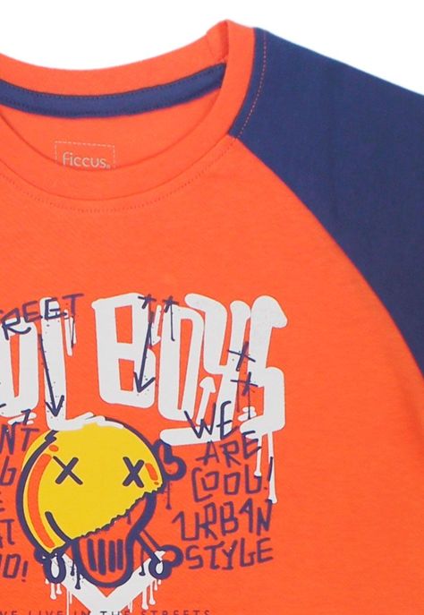 Polera kids niño m/raglan energy 231b-2